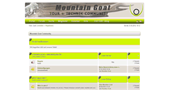 Desktop Screenshot of community.mountain-goat.de