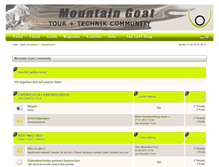 Tablet Screenshot of community.mountain-goat.de